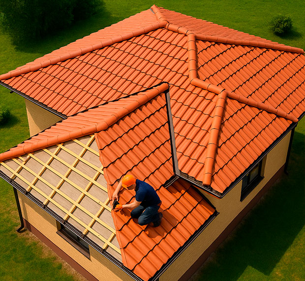 Установка сложной кровли в Саранске